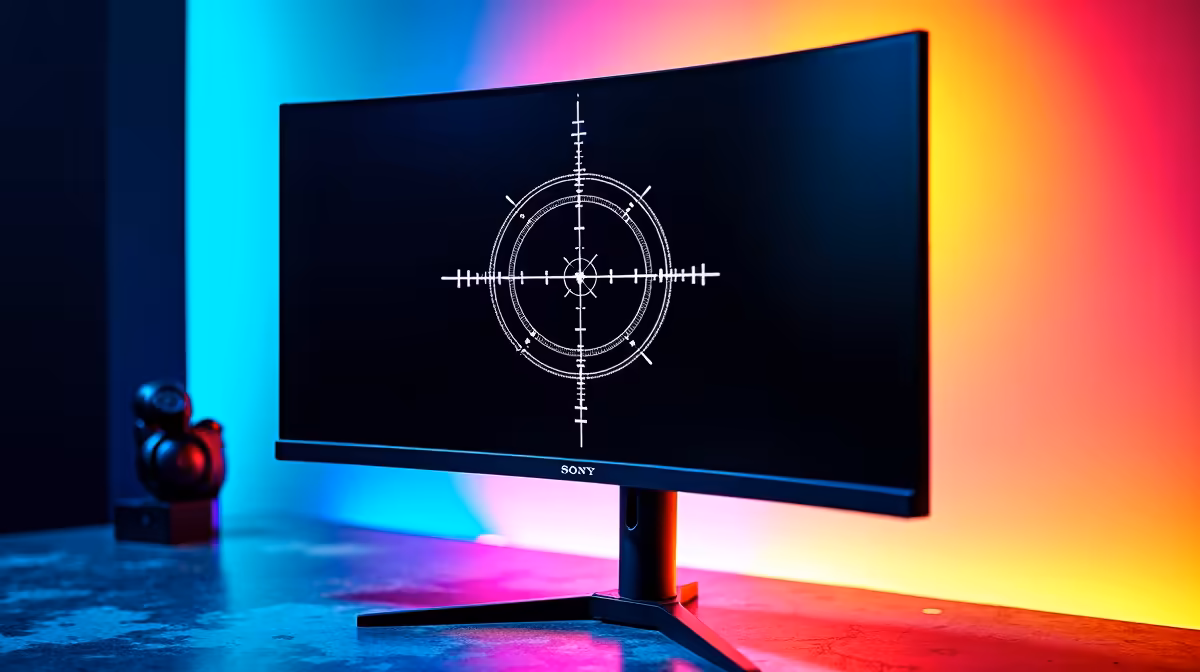 Gaming Monitor Crosshair Tested