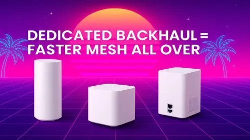 Dedicated Backhaul Boosts Mesh Network Speed Instantly