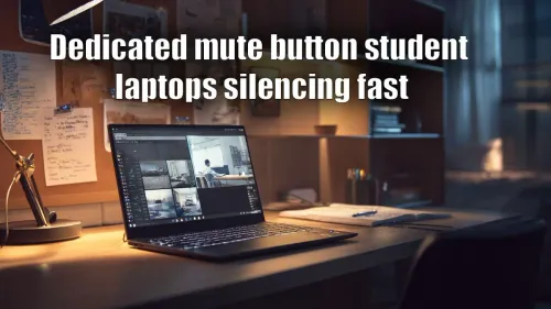 Best Student Laptops with Dedicated Mute Button for Instant Silencing