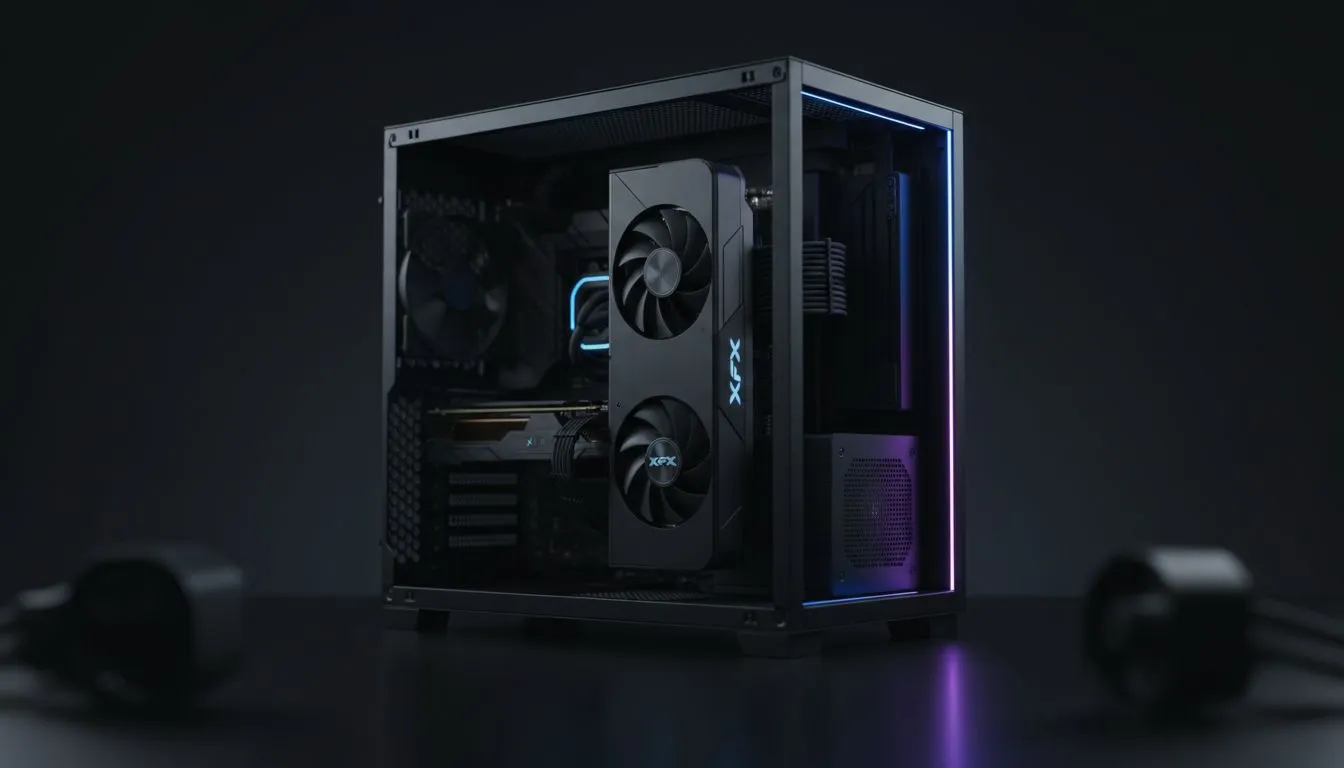 Minimalist All-Black XFX SWIFT Build