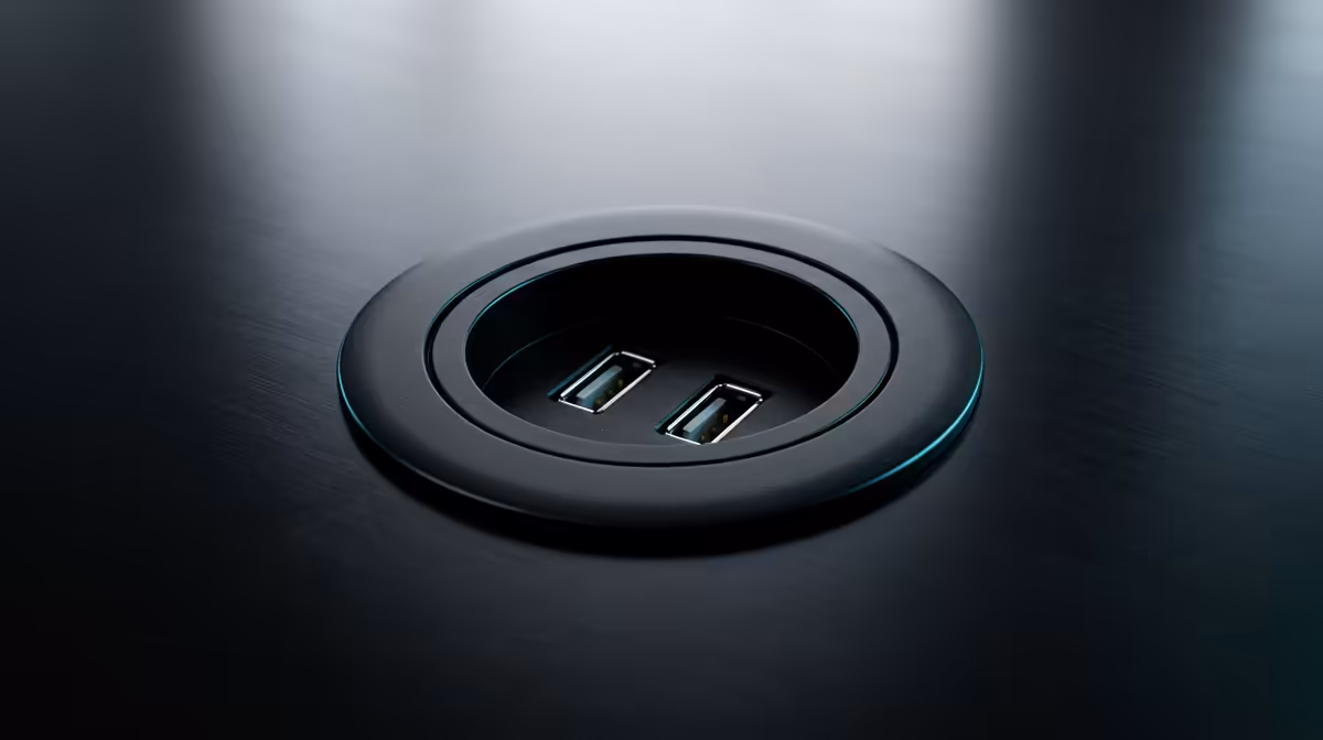 Bring power to the desk surface cleanly