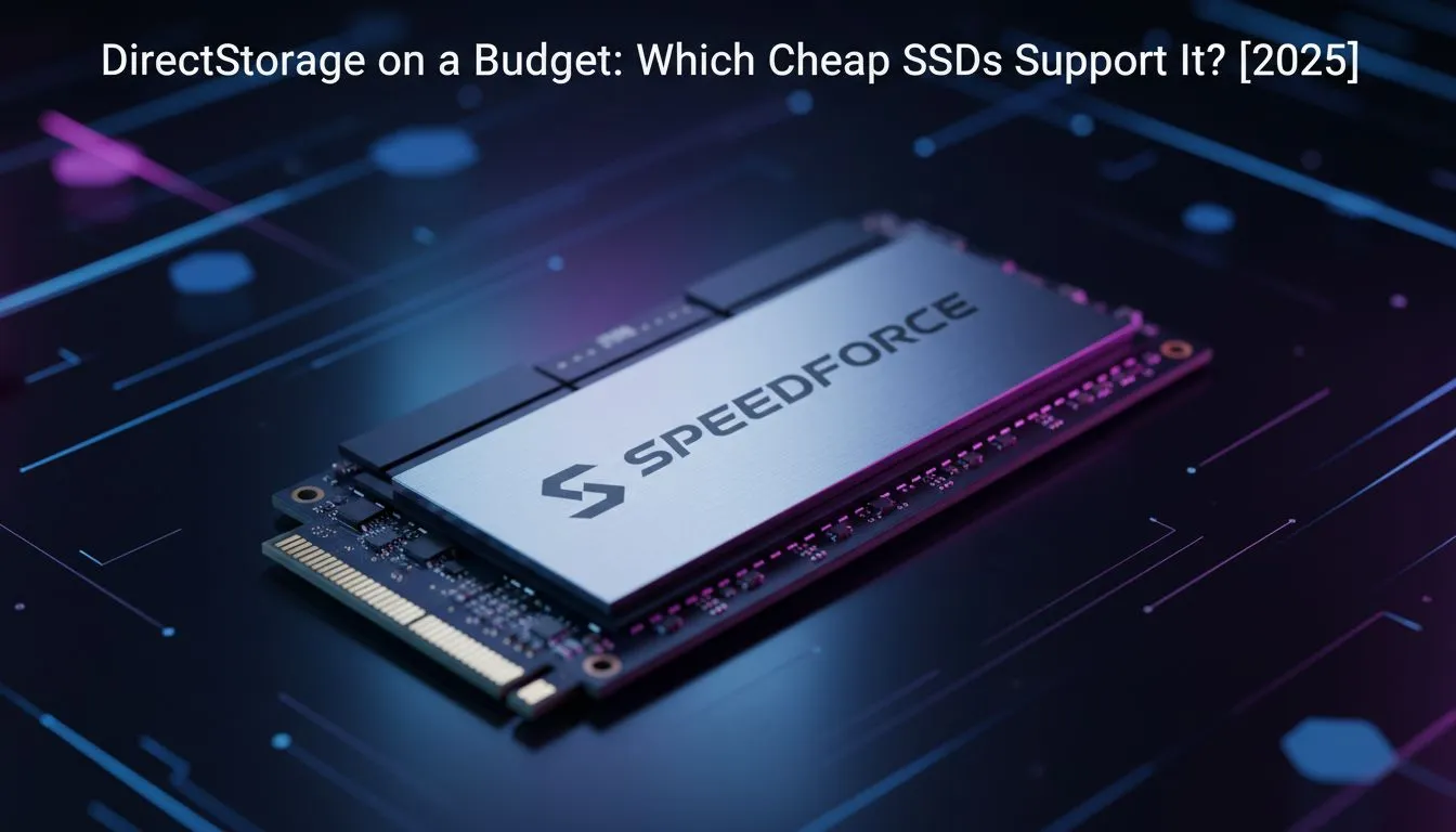 Budget DirectStorage SSDs Guide