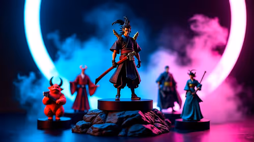 Display Rengoku’s Figure with Demon Slayer Collectibles