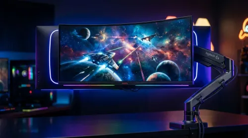 49-Inch Ultrawide Curved Monitor Arm vs Fixed Stand