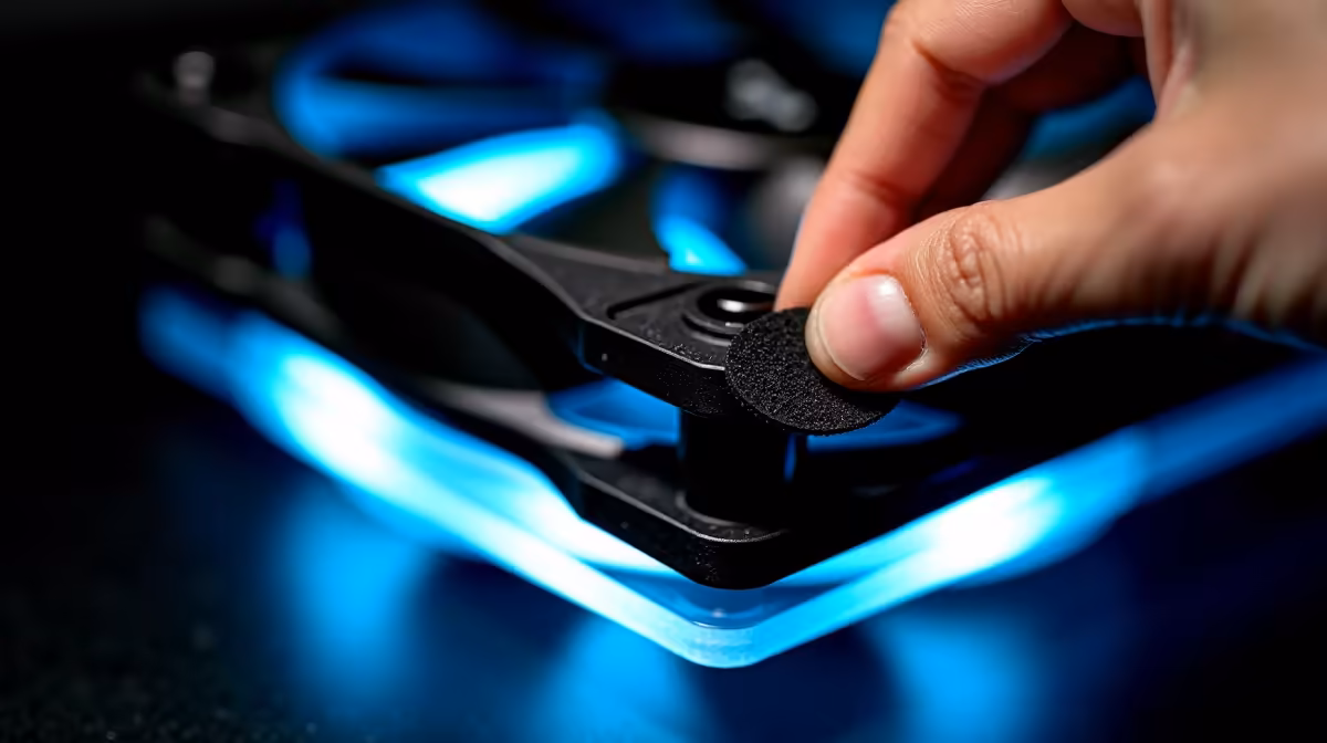 Do Rubber Pads on Case Fans Reduce Noise and Vibration?