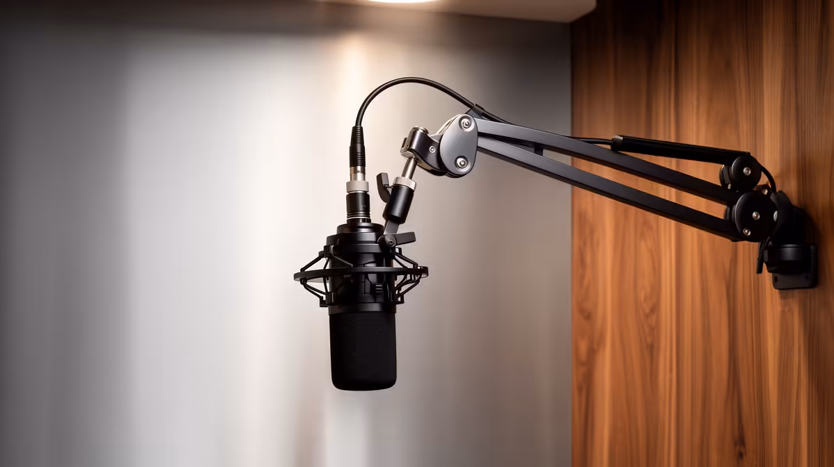 a microphone arm advice for podcast recording