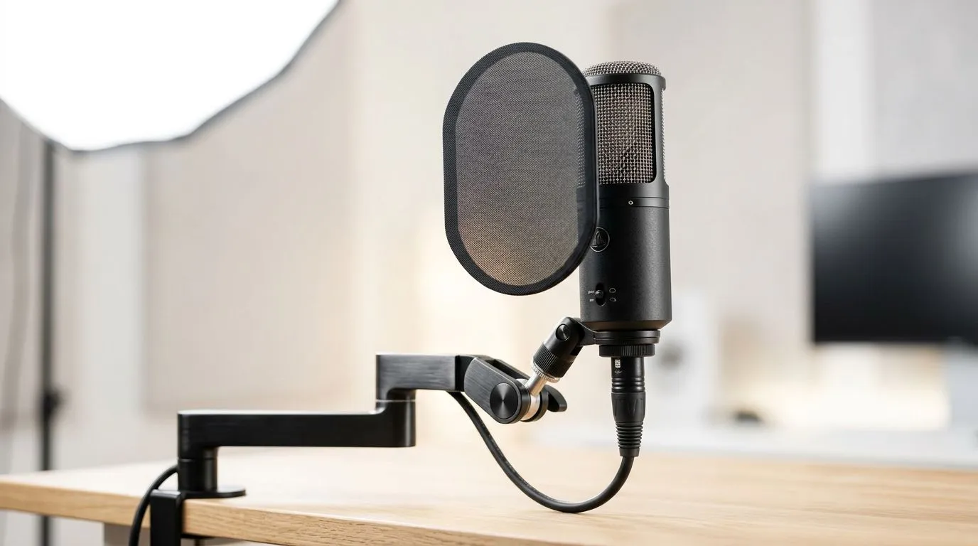 Pop filters vs all-in-one mics: what matters