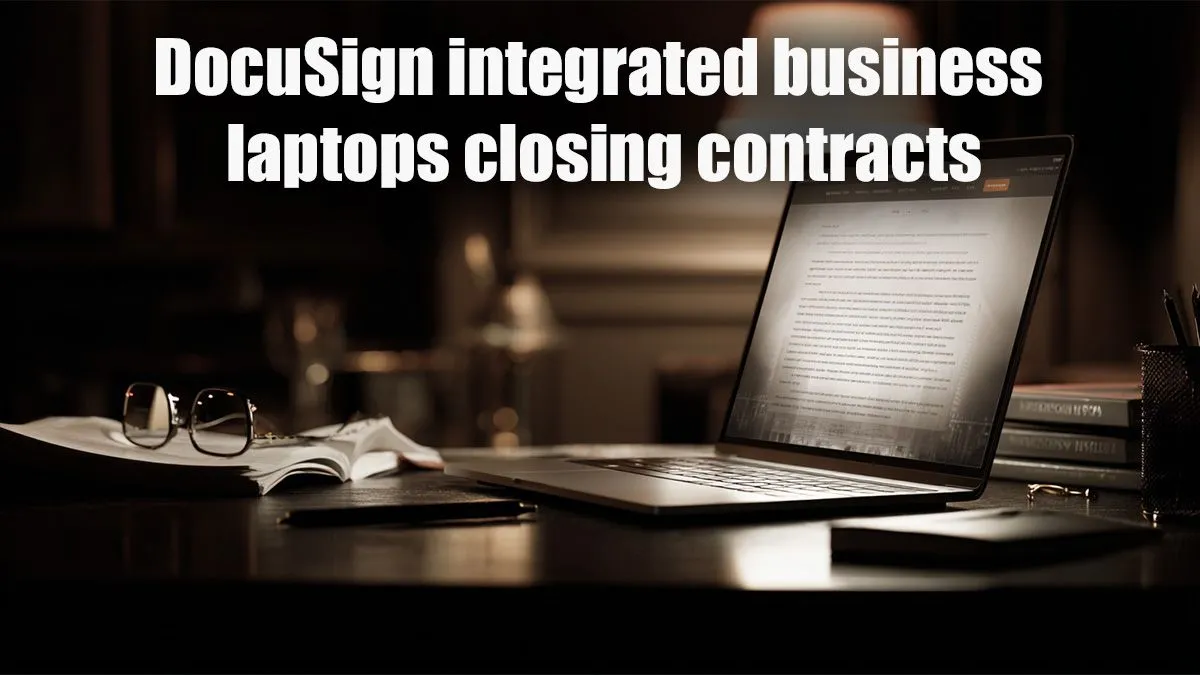 Streamline Contract Workflow With Laptops