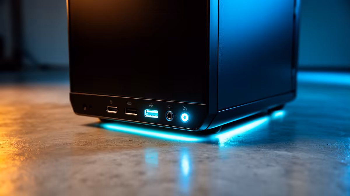 Does front panel ports matter for space-limited buying
