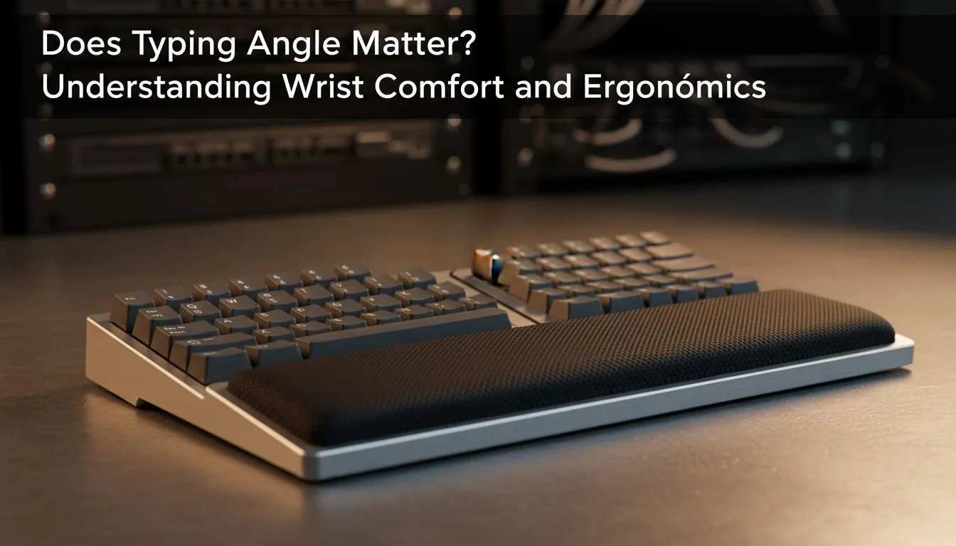 Typing Angle and Wrist Comfort
