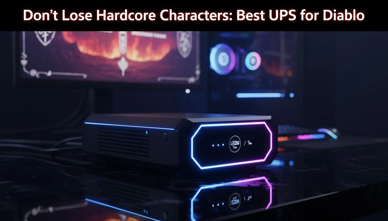 Never Lose Progress: Top UPS for Gaming PCs