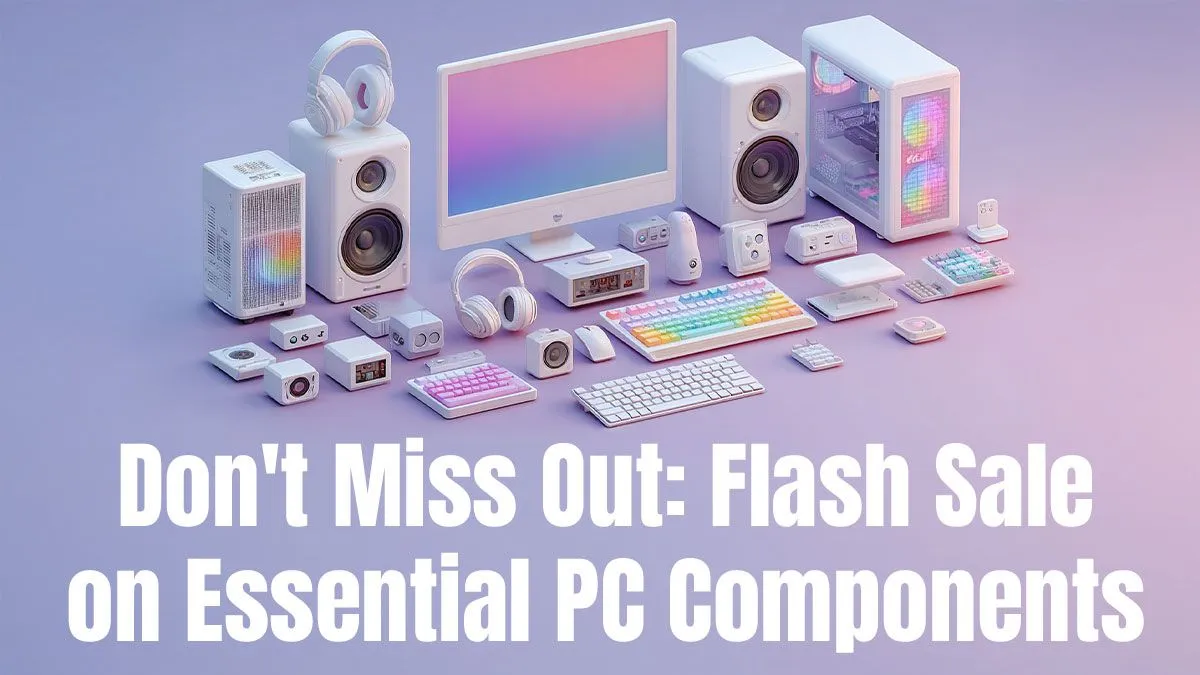 PC Components Sale: Flash Deals on Essential Parts