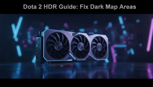 Dota 2 HDR fix: Solve Dark Map Areas Quickly