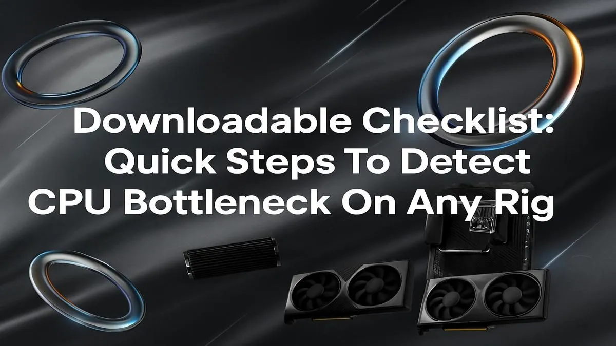 CPU Bottleneck Detection Steps