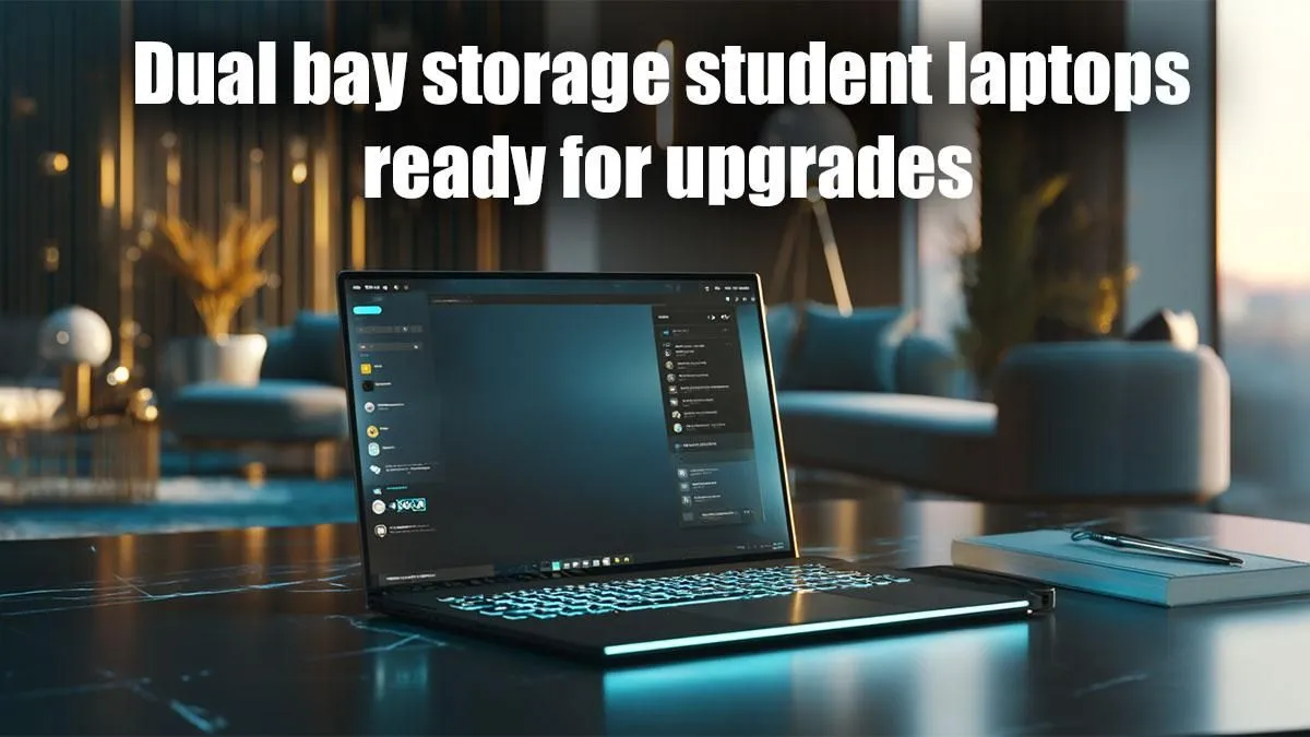 Maximize Storage with Upgradable Dual Bay Laptops