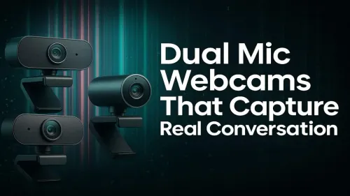 Best Dual Mic Webcams for Clear Studio-Quality Audio