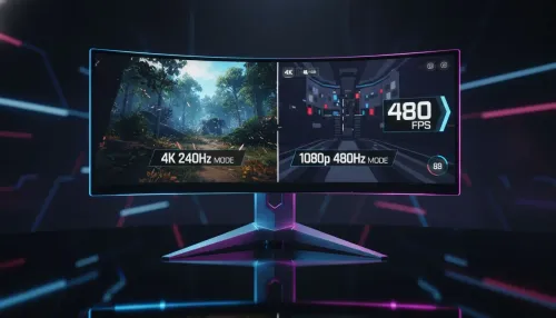 Dual-Mode Gaming Monitor Guide: 4K 240Hz or 1080p 480Hz?