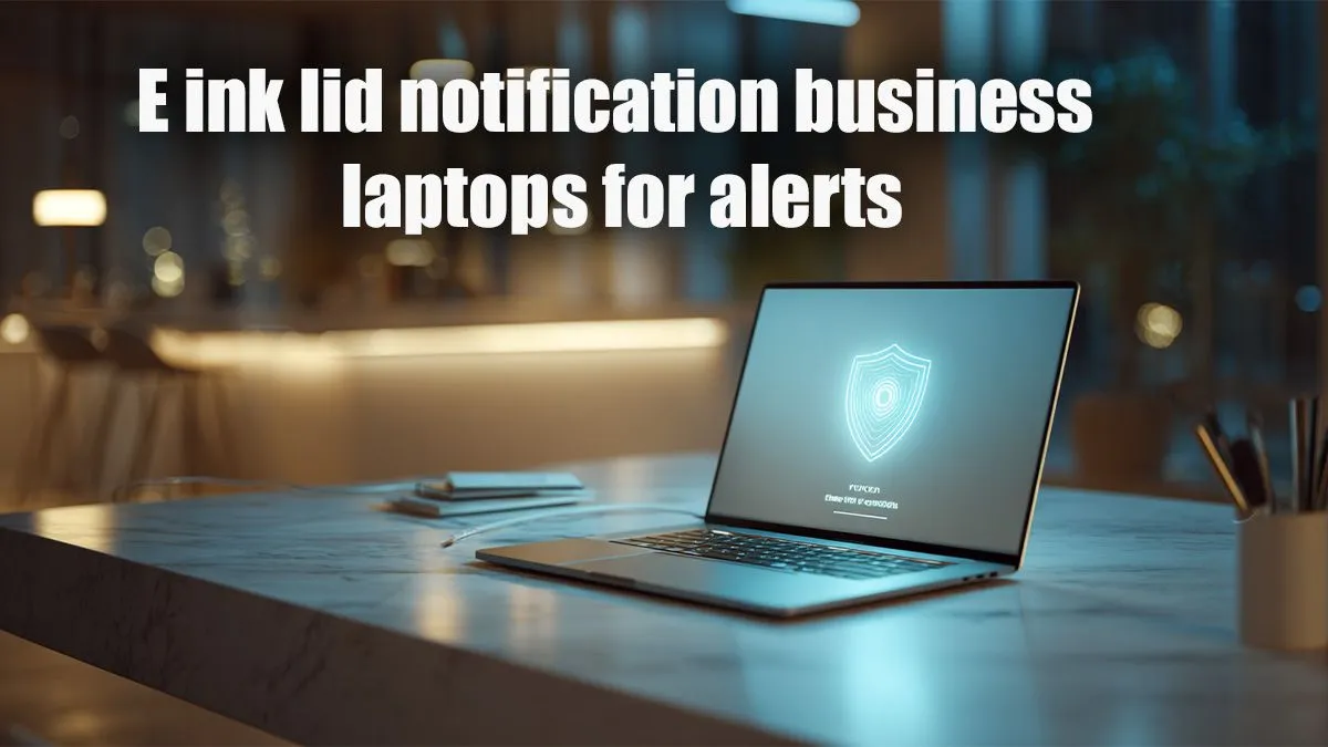 E-Ink Lid Alerts for Business Pros