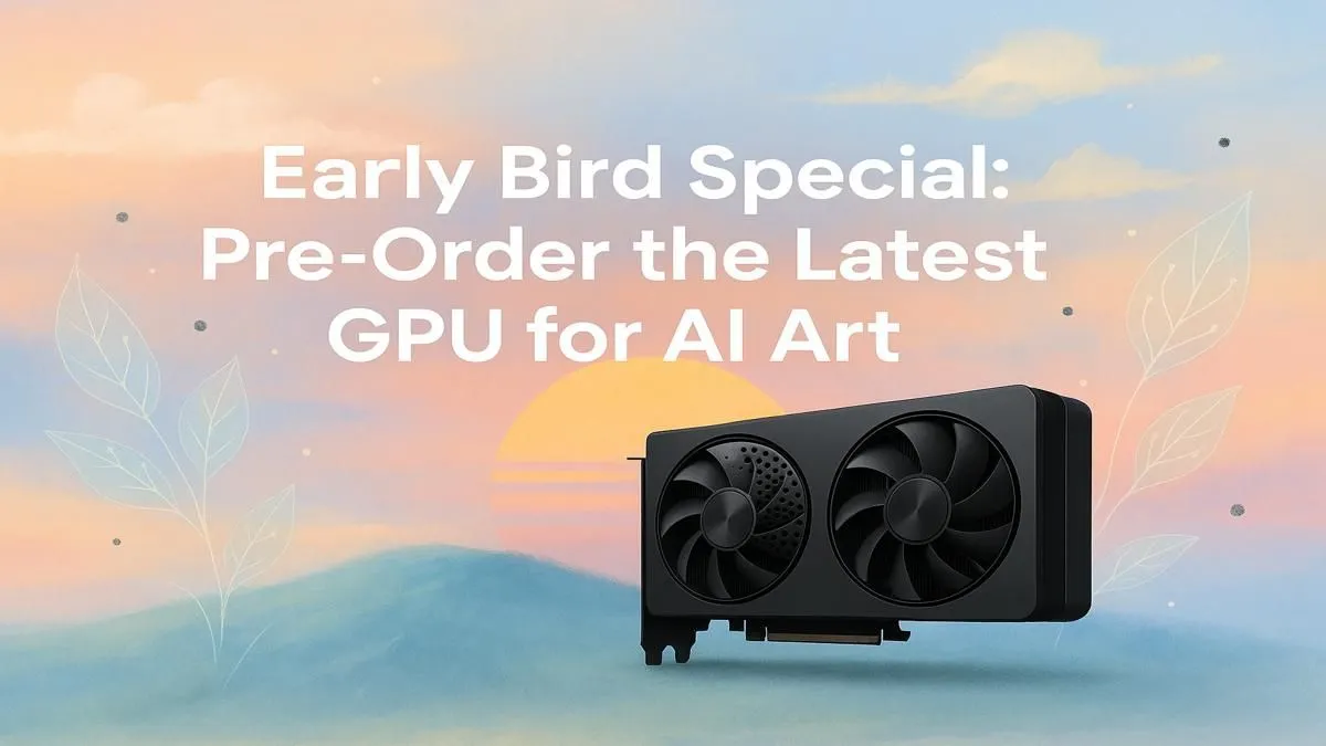Pre-Order the New AI Art Powerhouse