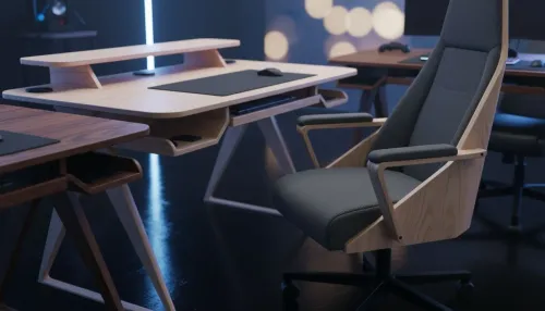 Rubberwood Gaming Desk: Eco-Friendly vs Traditional Woods