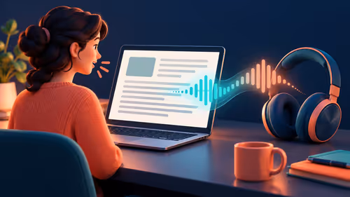 Edge read aloud: choose the voice and check the audio output