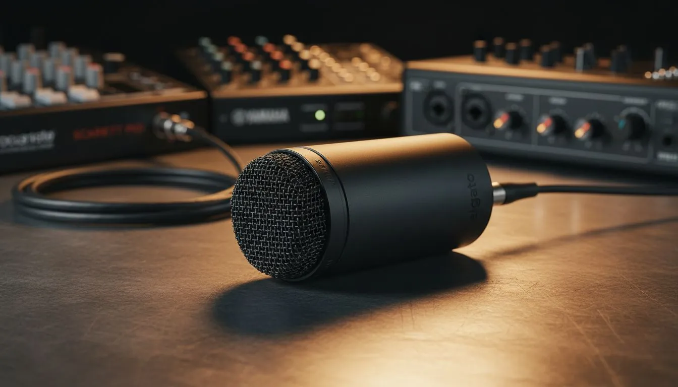 Works with XLR interfaces & mixers
