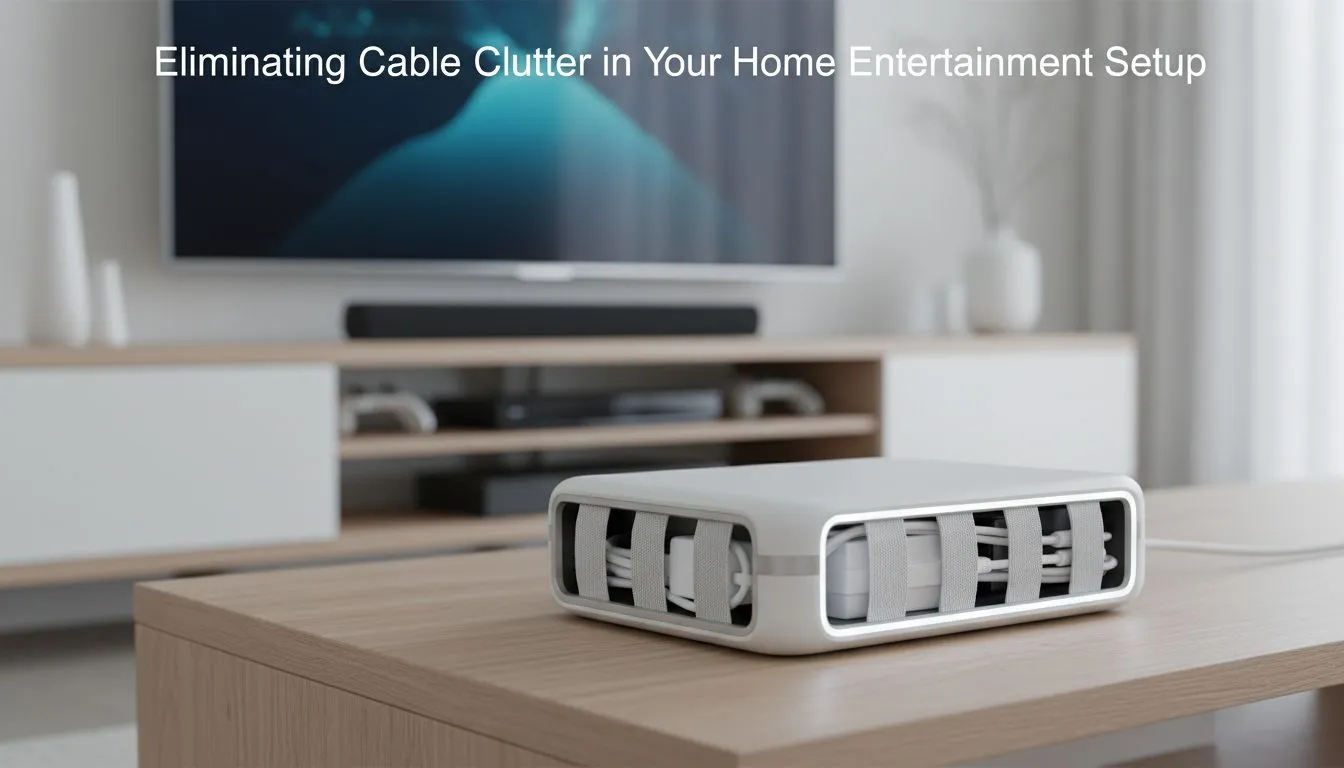 Home Entertainment Cable Management
