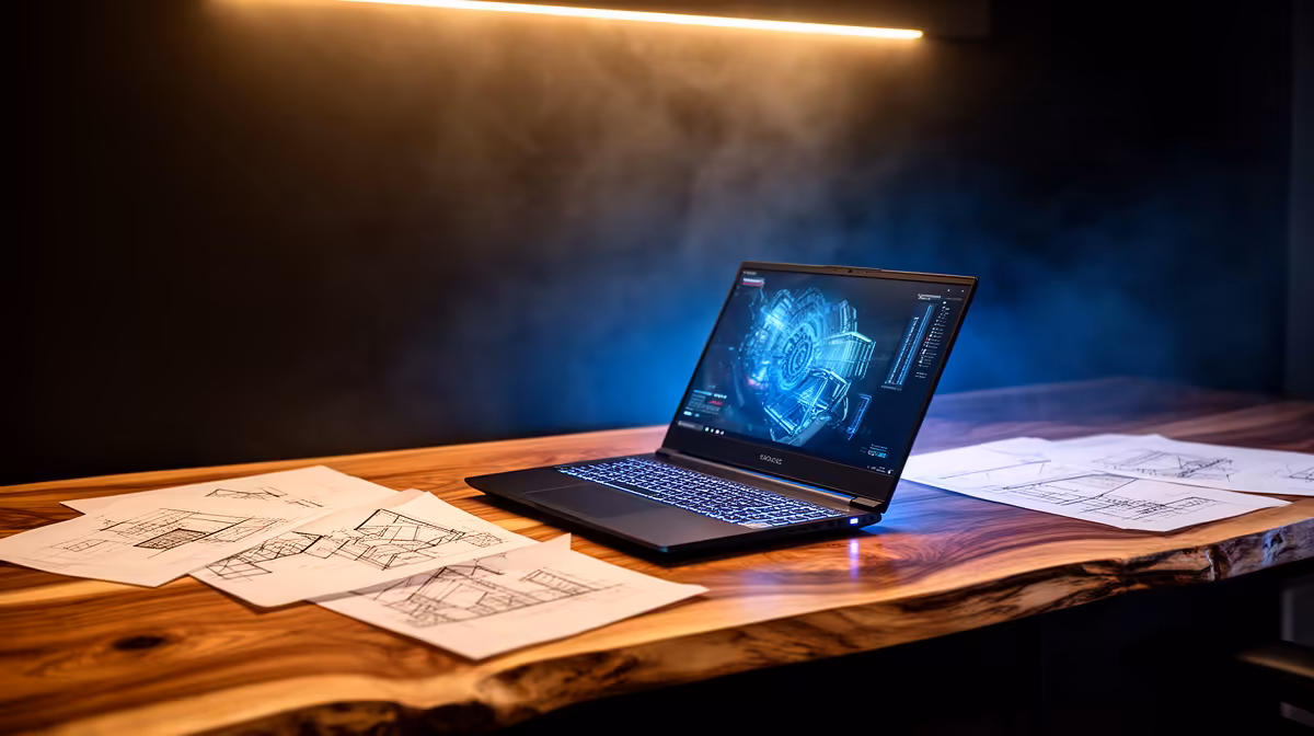 Engineering laptop + Sandton digs setup buying signals