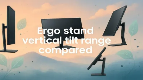 Ergo Stand Vertical Tilt Range Compared