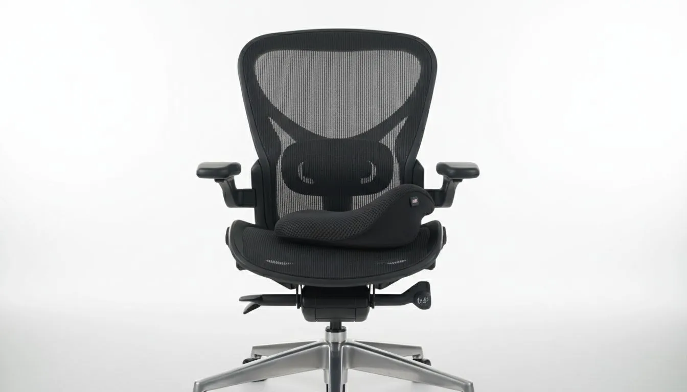 Chair vs lumbar cushion: back support