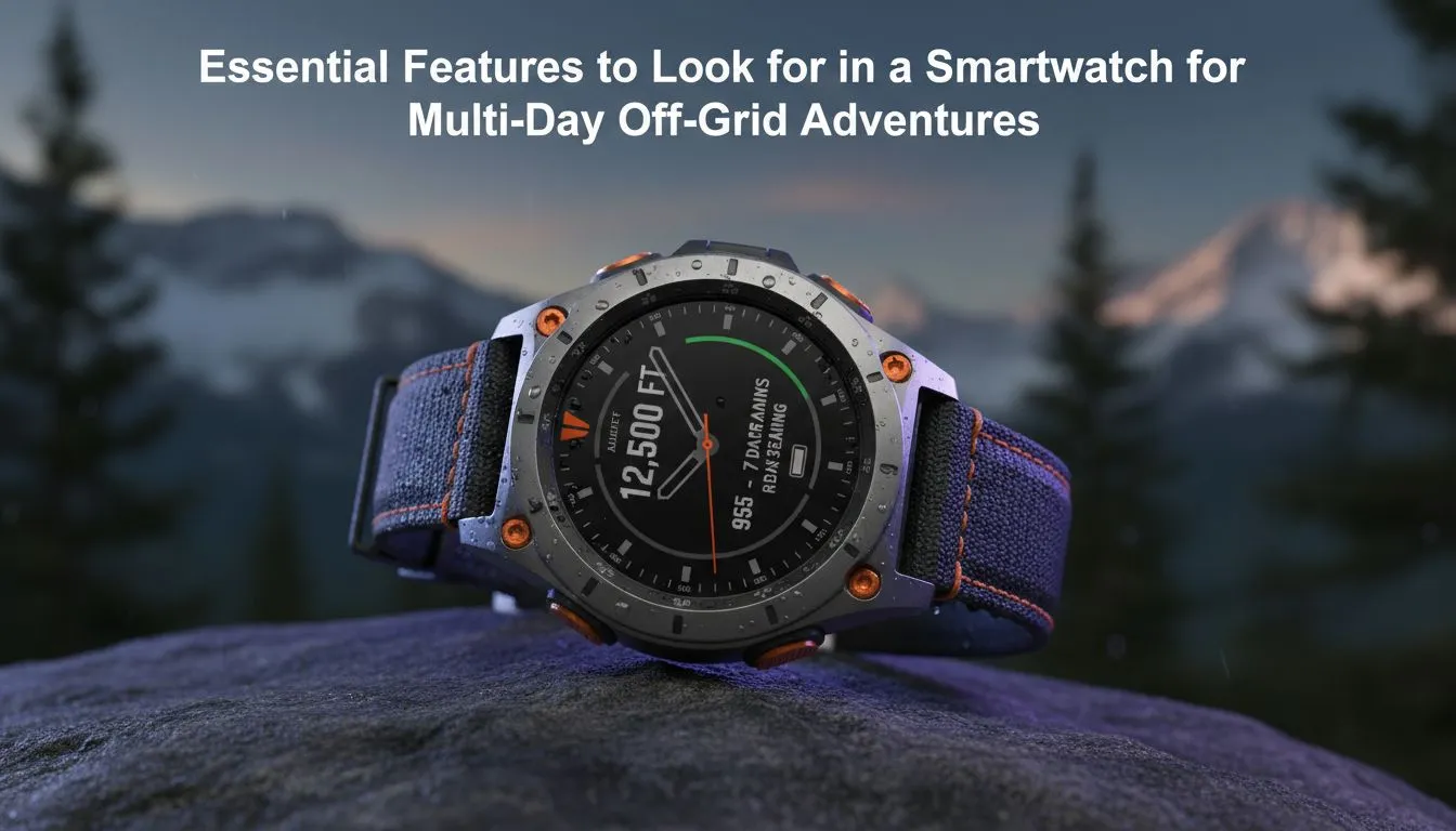 Essential Off-Grid Smartwatch Features