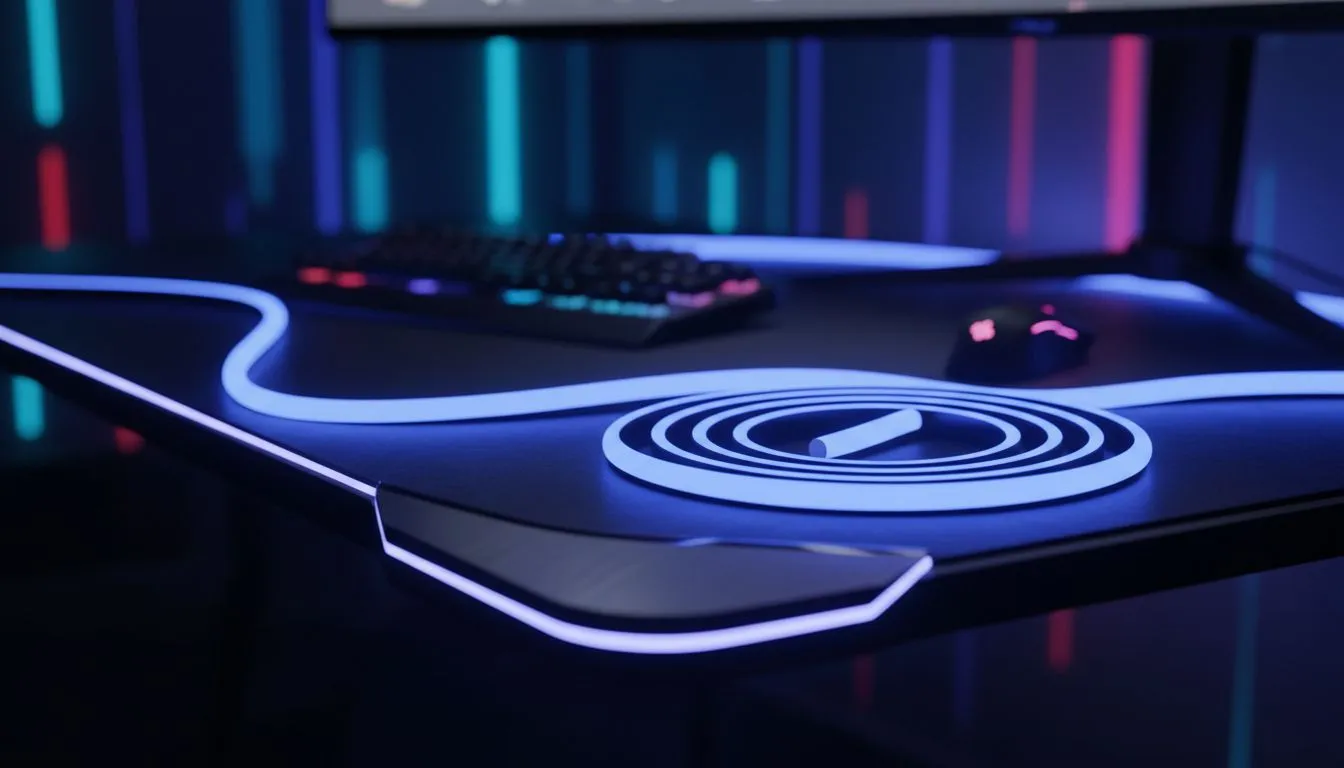 Install Flexible Neon on Curved & Corner Desks