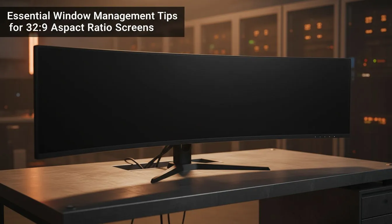 32:9 Window Management Tips