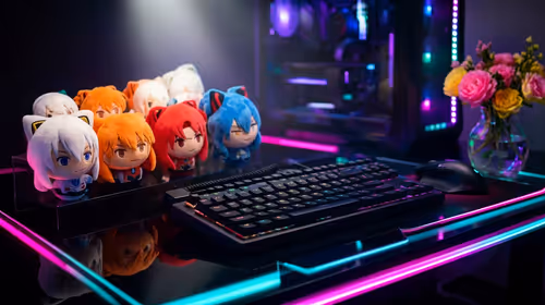 Evangelion Desk Setup: Integrate Plushies into Your Battlestation