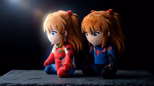 Evangelion Plush Display Ideas for Asuka & Rei