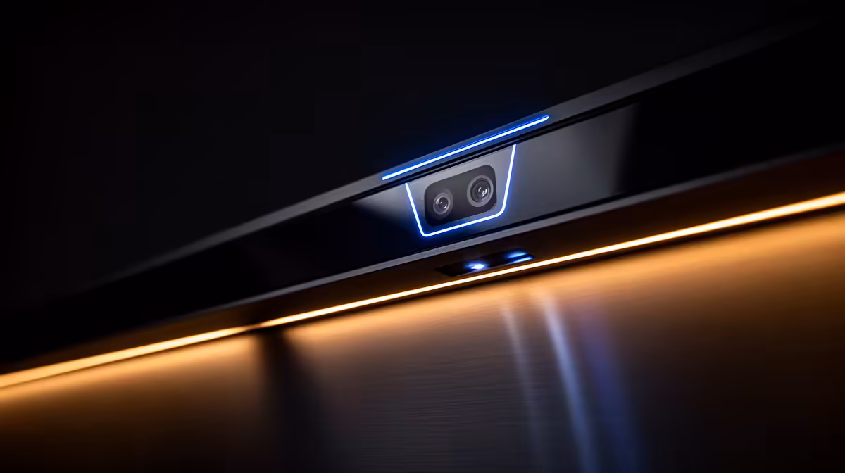 Integrated Windows Hello Secure Facial: panel, ports and
