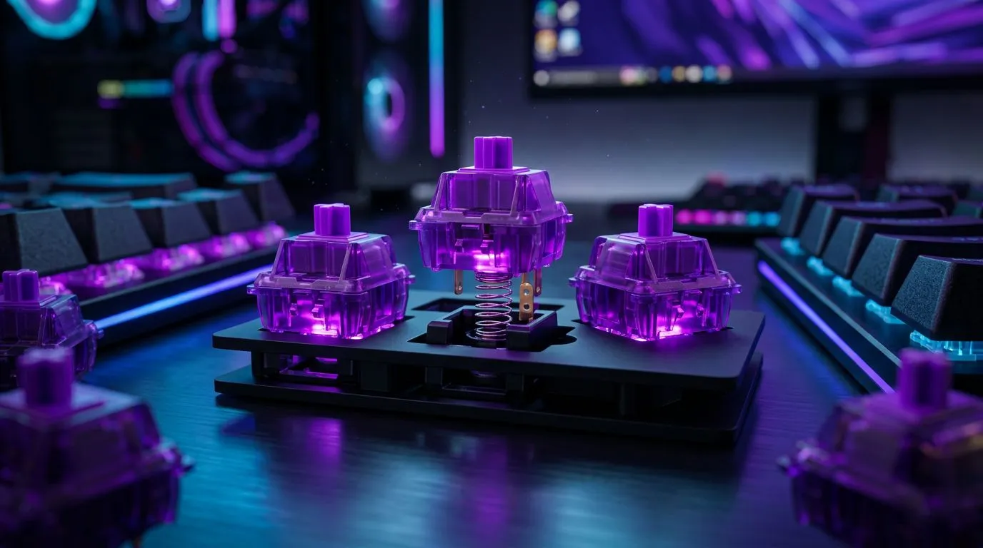 Toxic Purple linear switches, decoded for gamers