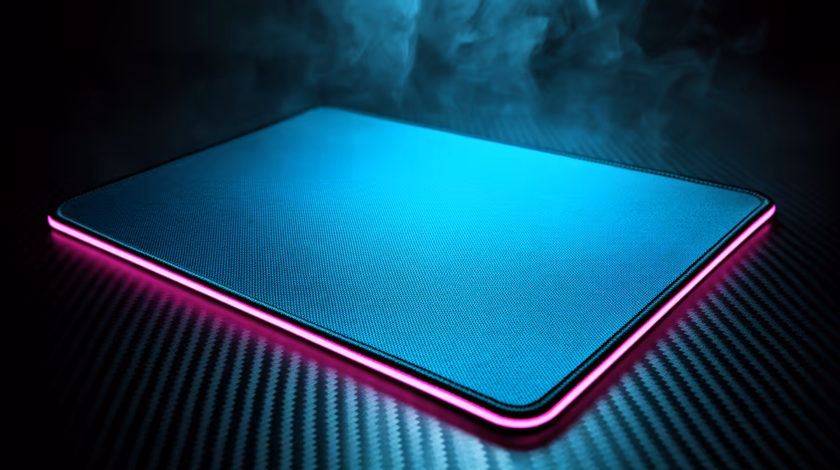 Gaming Mousepad Surface Type: surface and base grip checks