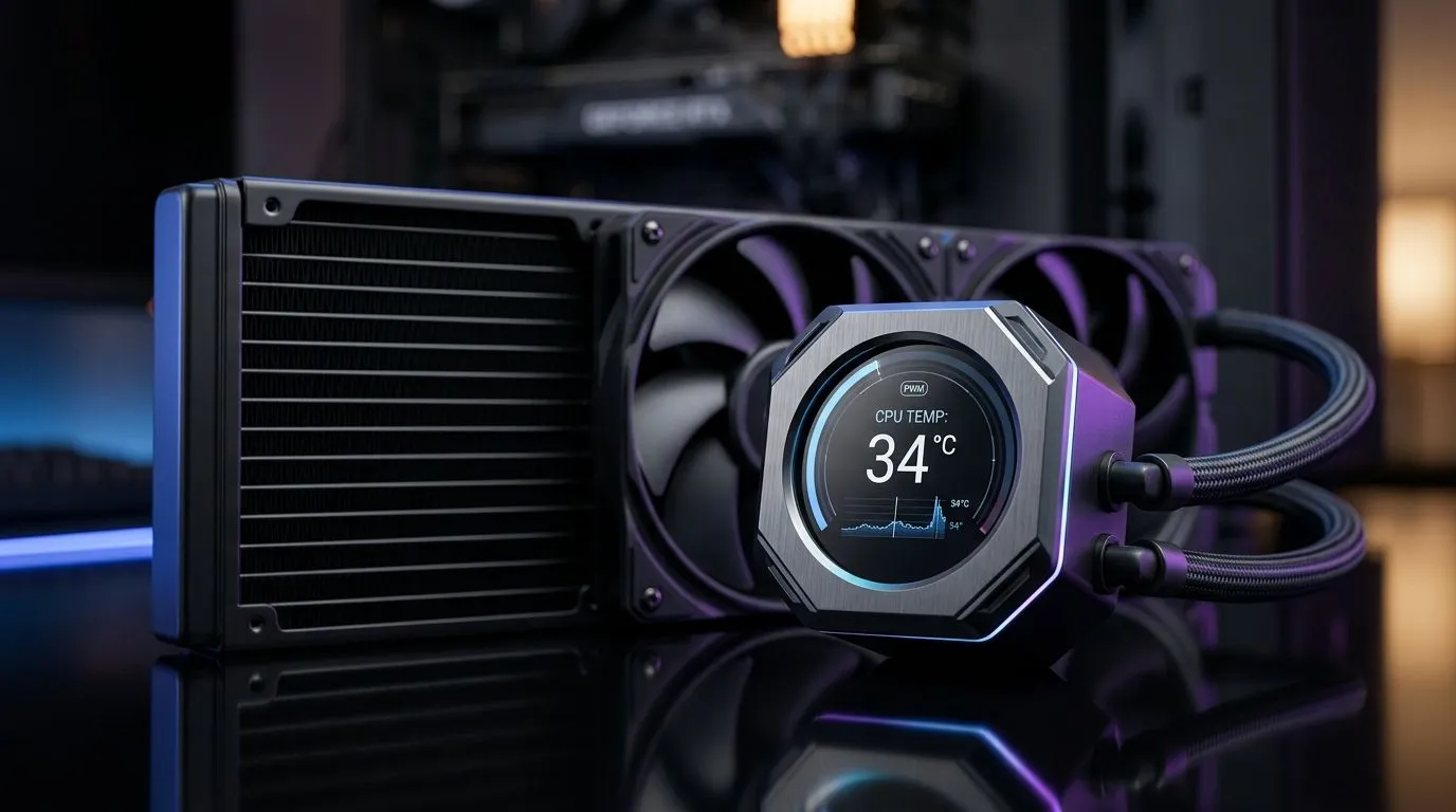 How PWM control and temps on-screen work