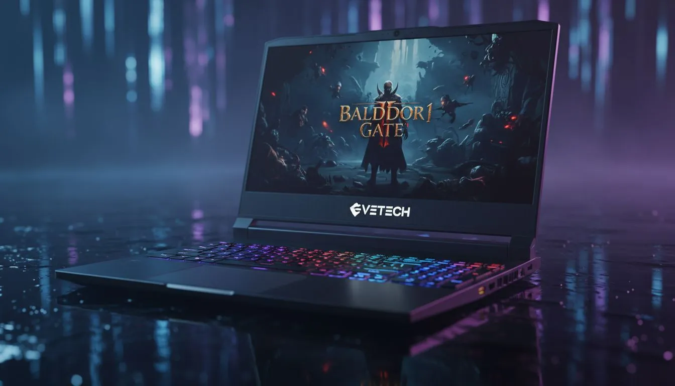 Dominate Baldur's Gate 3 on Evetech Laptops
