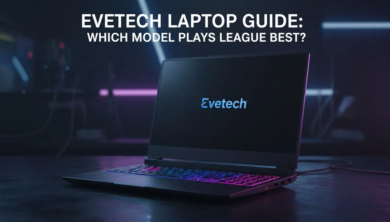 Evetech laptops that run League best