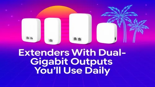 Dual-Gigabit LAN Extenders Boost Home Network Speeds
