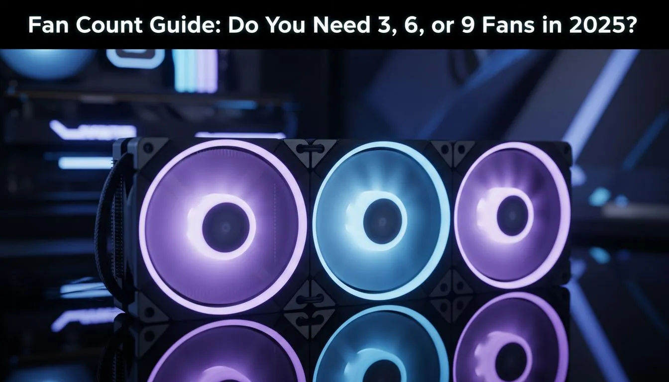 3 vs 6 vs 9 PC fans explained