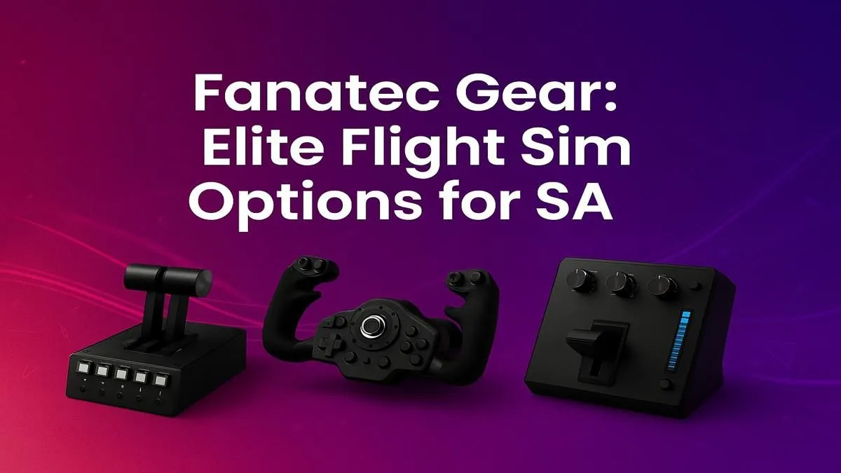 Elite Fanatec Flight Sim Gear