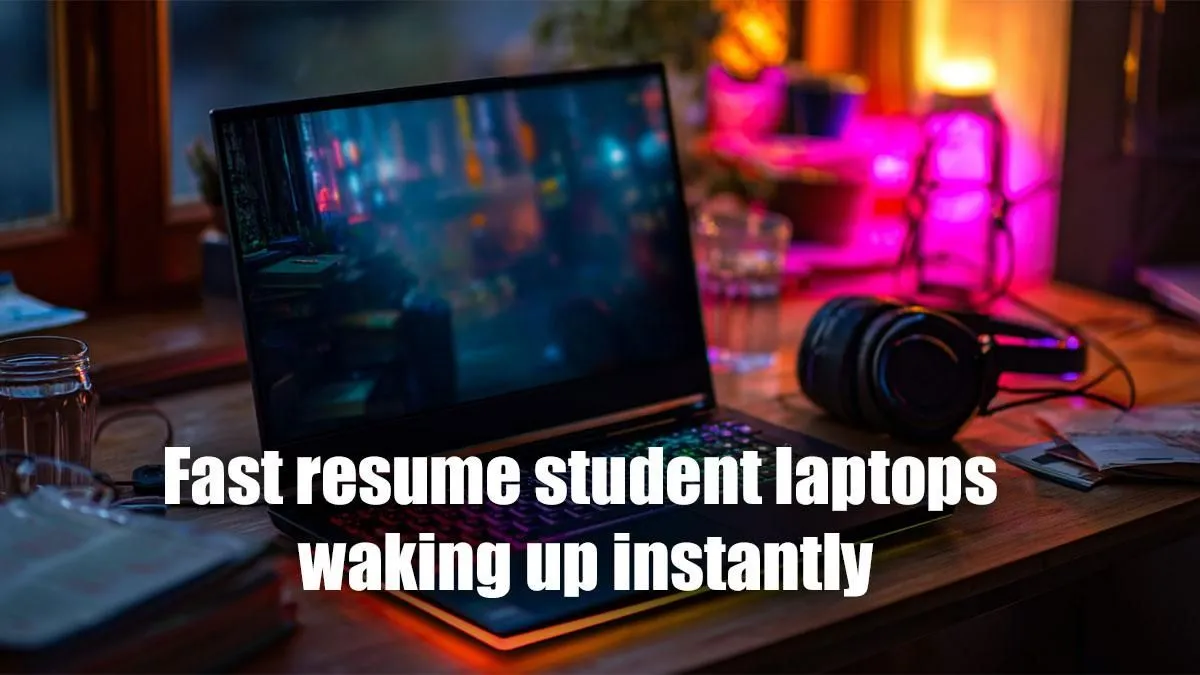 Instant Wake-Up Laptops