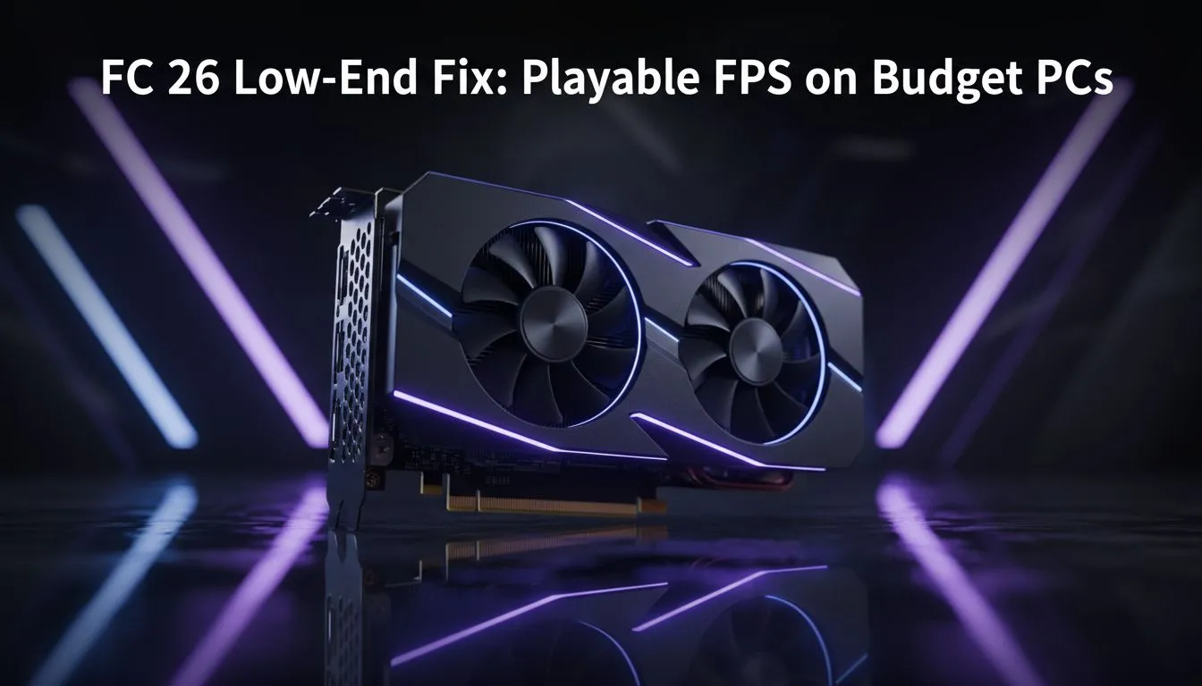 Get Playable FC 26 FPS on Your Budget PC