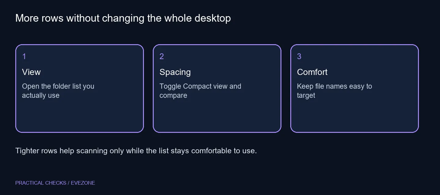 More rows without changing the whole desktop