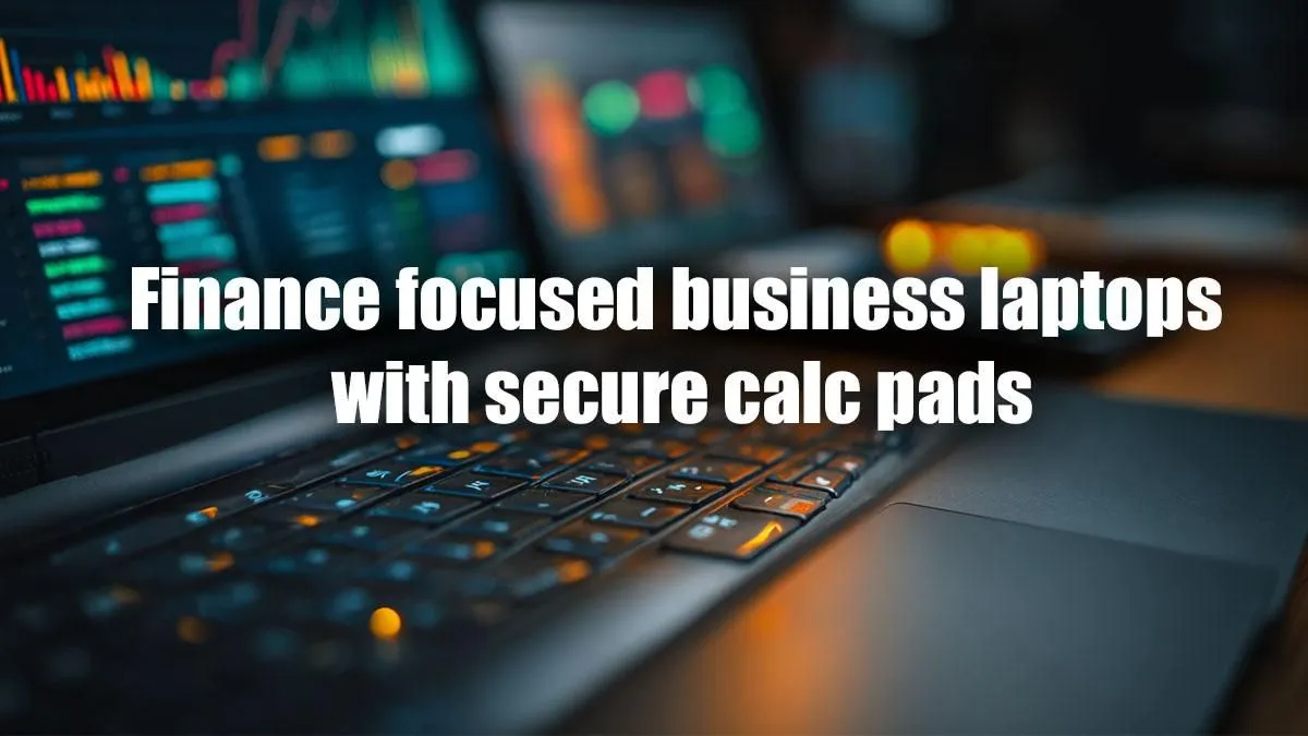 Secure Laptops for Finance | Evetech