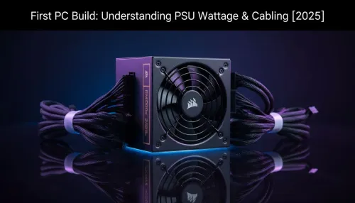 PC Build PSU Guide: Wattage & Cabling for Your First Rig [2025]