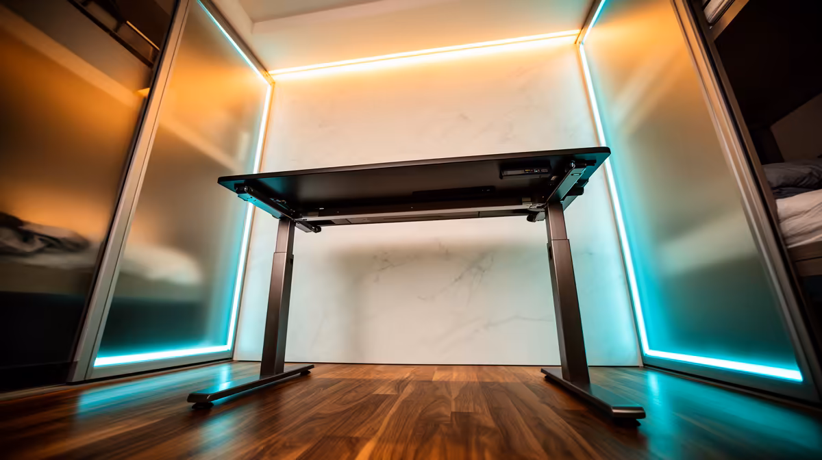 Fitting a Standing Desk Into Student Digs